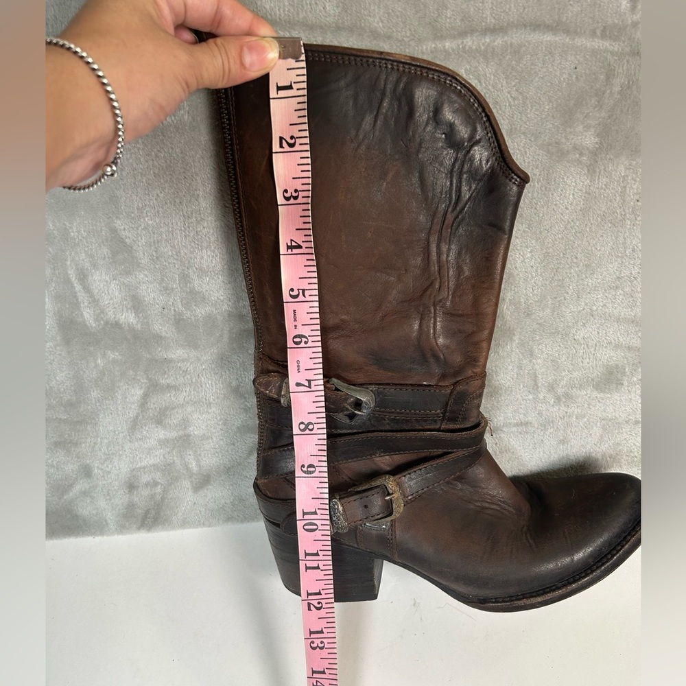 Freebird by Steven pikes wrap strap leather buckle boots - Picture 5 of 12